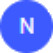 An image of the Contributing User icon, displaying in blue with an N in the center.